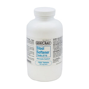 Geri-Care Pharmaceuticals Docusate Sodium Stool Softener - Docusate Sodium Stool Softener, 100 mg, 1, 000 Tablets - 57896-0421-10