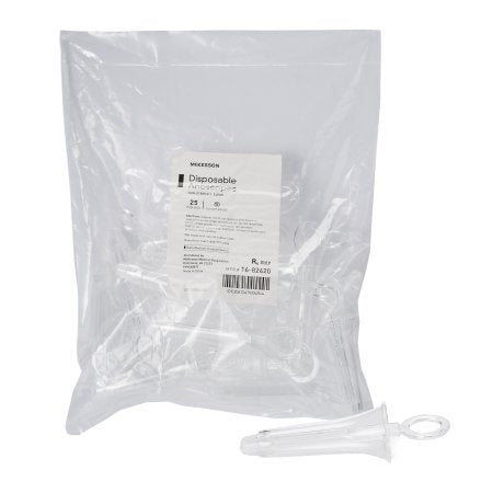 McKesson Anoscope Plastic 18 mm Diameter Rotating Style Without Light Clear - 16-82420