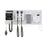 Green Series 777 - Wall Transformer Welch Allyn Integrated Wall System with Coaxial LED Ophthalmoscope, MacroView Basic LED Otoscope, BP Aneroid, Ear Specula Dispenser, and SureTemp Plus Thermometer - 777-SM2WAS