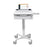 Mobile Laptop Cart Mov-it Metal Frame White  CART, MOBILE LAPTOP C2 HT ADJ 25"-46" D/S- L10312-004