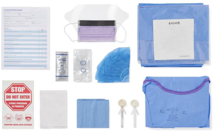 Central Venous Catheter Kits - 5/Case -CMPM7203LBB