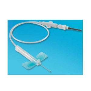 Kawasumi K-Shield Advantage Safety Winged Blood Collection Set - K-Shield Advantage Winged Blood Collection Set with Holder, 12" Sterile Tubing, 23G x 3/4" Safety Needle - CBMH-23G