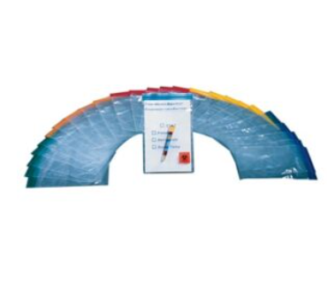 Action Health Color Zipper Specimen Bags - Econo-Zip Orange Color Zipper Specimen Bags, 6W x 9H, Case of 1000 - 7210-OR