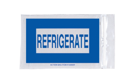 Action health Refrigerate Zip Bags, Clear, 9W x 12H, 2 Mil - A91202R