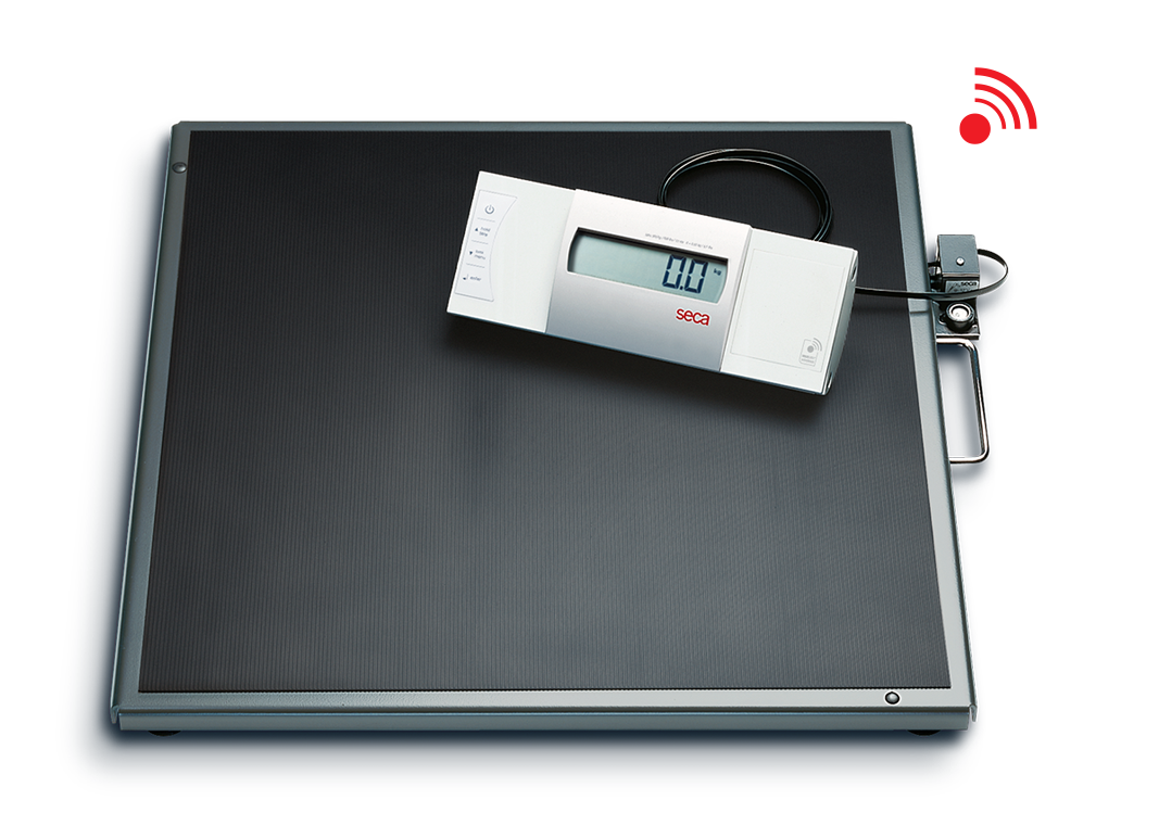 Seca EMR-validated flat scale with extra-large platform - seca 634