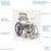 Aquatec Ocean Ergo Self Propel Shower Commode with Collection Pan, Lid, and Pan Support Guide Rail - OCEANERGOSP