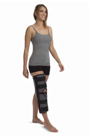 DJ Orthopedics Three Panel Knee Splints - Tri-Panel Knee Splint, 22" Long, Universal - 79-80040