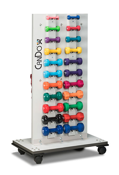 CanDo Mobile Weight Rack with Accessories - 15-4257