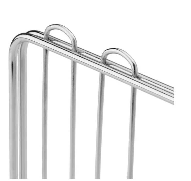 Uline Shelf Dividers 24 x 8", Chrome - H-1761C