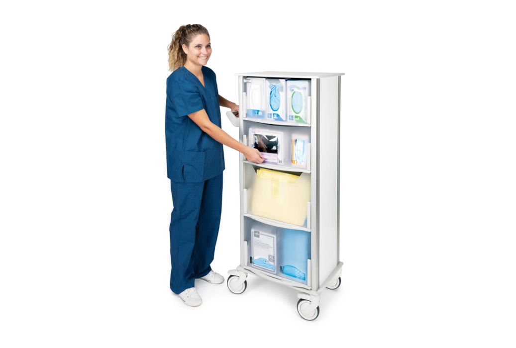 Bowman® Standard Infection Prevention PPE Isolation Cart - CT200-0000