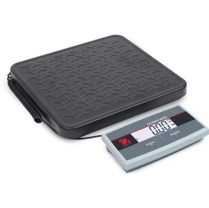 Ohaus i-C31M75R COURIER 3000 12.6 x 13 in Low-Profile Shipping Scale 150 x 0.1 lb - 30809867