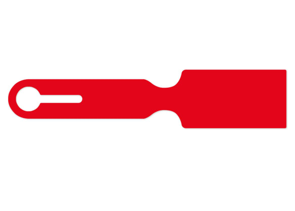 Steris SIEVE TRAY TAG 236X50MM RED [250/PK] - 09266