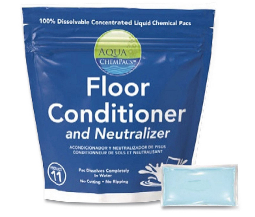 Diversey Aqua ChemPacs Floor Conditioner and Neutralizer, 100 ChemPacs/Carton - 9320929