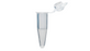 Globe Scientific PCR Tube with Attached Dome Cap - 0.2mL Individual PCR Tube with Dome Cap, Clear - PCR-02D