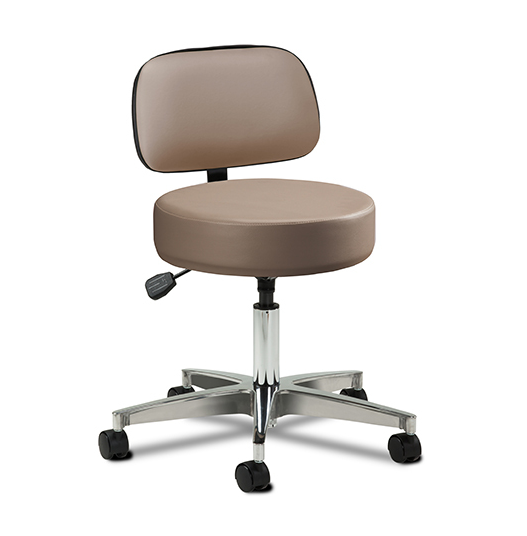 5-Leg Pneumatic Stool with Backrest - 2155-21