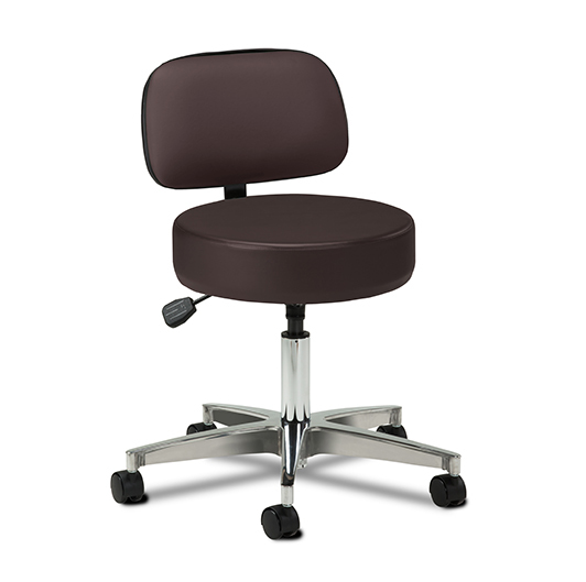 5-Leg Pneumatic Stool with Backrest - 2155-21