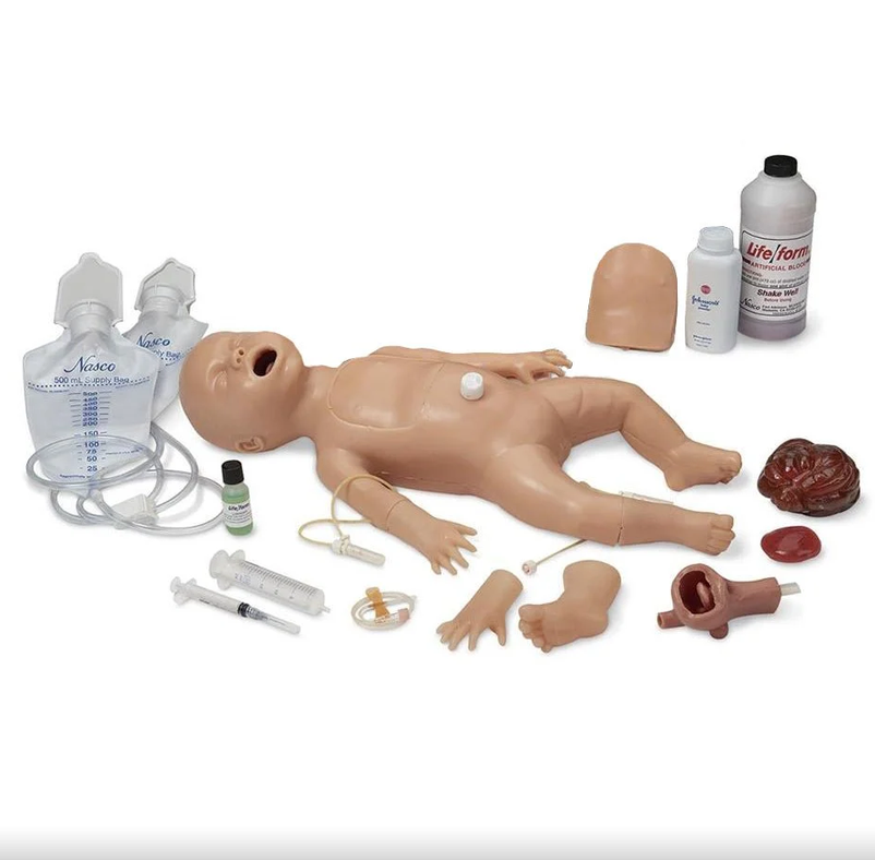 Newborn Nursing Skills and ALS Simulator, Light Skin Tone - LF01400