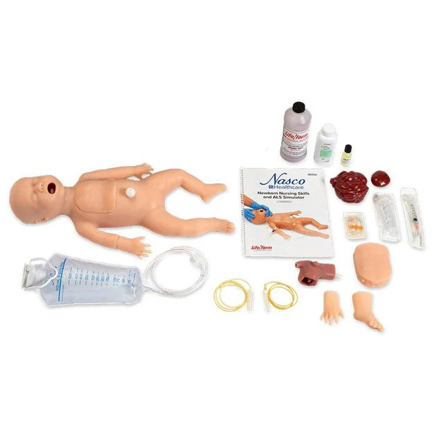 Newborn Nursing Skills and ALS Simulator, Light Skin Tone - LF01400