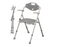 NOVA SHOWER CHAIR W/ ARM & BACK FLDABLE - 9406