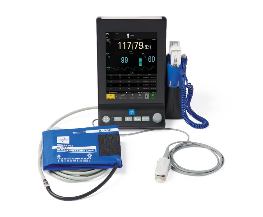 Vital Signs Monitor with Blood Pressure, SpO2, and Oral Thermometer - MDSVSMSNTC
