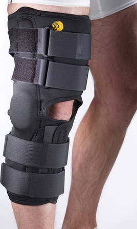 Corflex Cooltex 13" Anterior Closure Knee Wrap Op Pop With Rom Hinge 3/16″