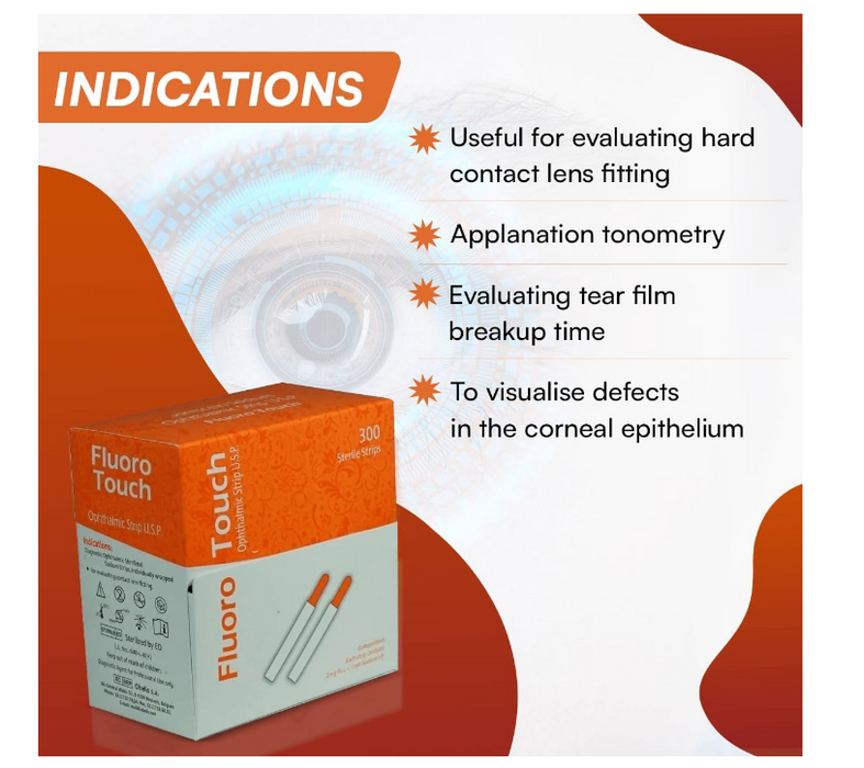 Fluoro Touch Strips - 300 Strips by KASHSURG - X2-W8G0-53Q6