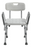 Shower Chair with Back and Removable Padded Arms - 12445KD-1