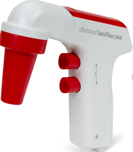Pipette Controller, Diamond SeroFlow Plus | Rechargeable, 120v 60Hz, with US Plug - 3387