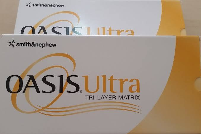 DRESSING, BURN OASIS MATRIX MESHED 7X20CM (5/CS) - 8213-3000-11