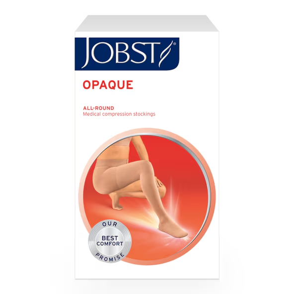 Jobst Opaque Knee High 30-40 Closed Toe Natural Medium - 7749415