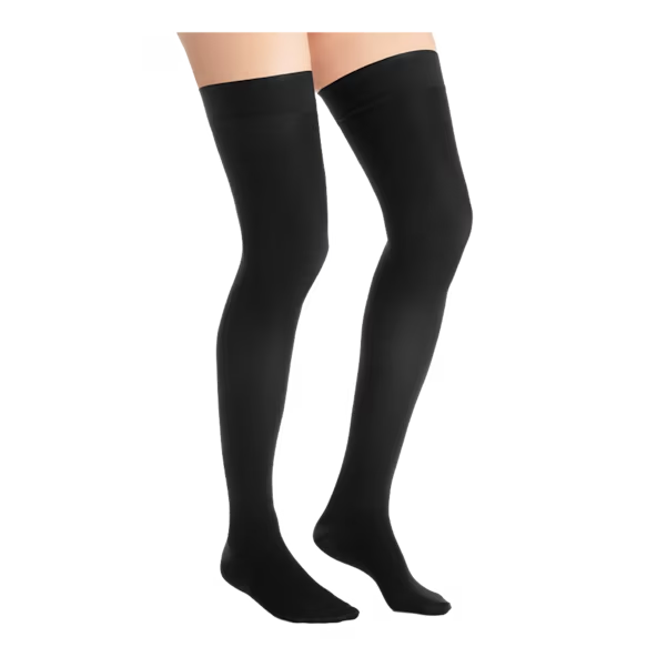 Jobst Ultrasheer Waist 20-30 Closed Toe Black
