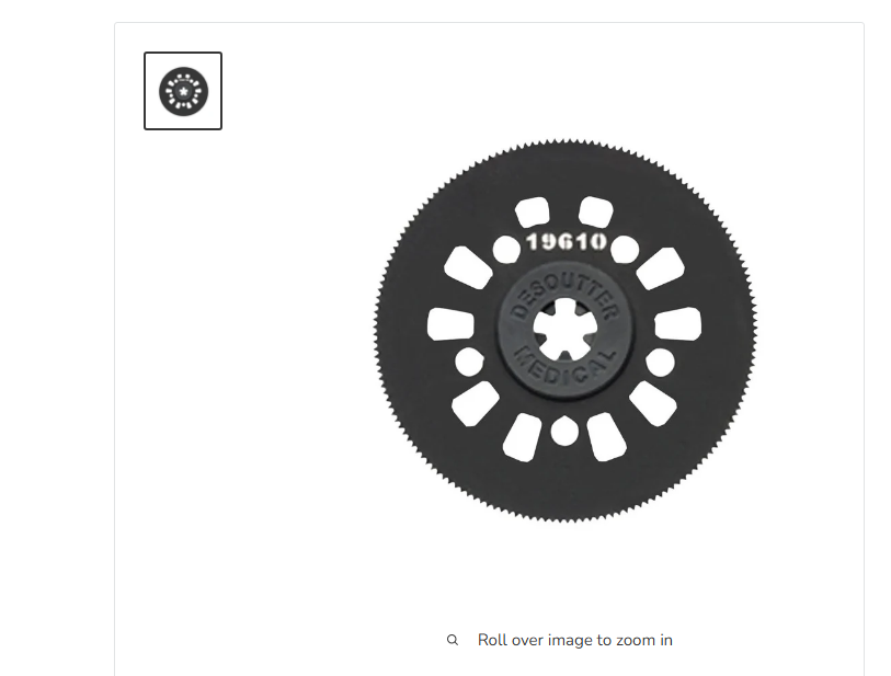 19610 CAST BLADE - CC7/8 - 64mm DIA - PTFE COATED