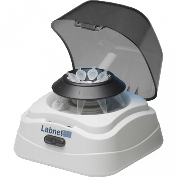 Labnet Mini Microcentrifuge with Gray Lid 100-240V - C1601-G