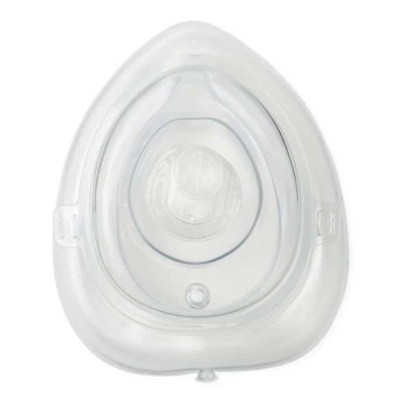 Medline Mouth-to-Mask Resuscitator with Valve - CPR Mask with Filter Valve and Case, Adult - HCS64185