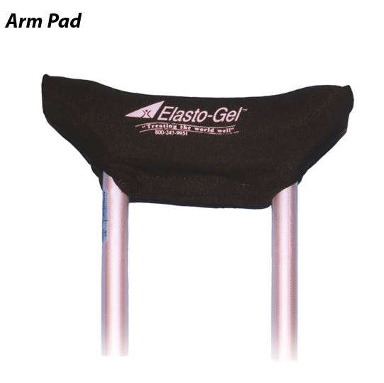 Crutch arm pads