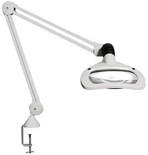 Burton Medical Epic LED Magnifier with Mobile Floor Stands - LED Magnifier Lamp with Clamp - WML35W45EC120