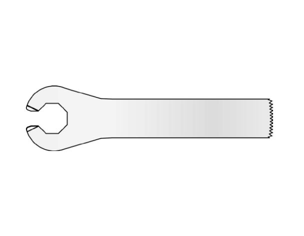 Microaire Surgical Oscillating Blades - BLADE, SAW, LRG, OSC, 13.2MMX60MMX1MM - DO-705