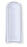 Key Surgical Osteotome Caps - Osteotome Cap without Vents, Clear, 0.25" x 0.75" - 3-03-11