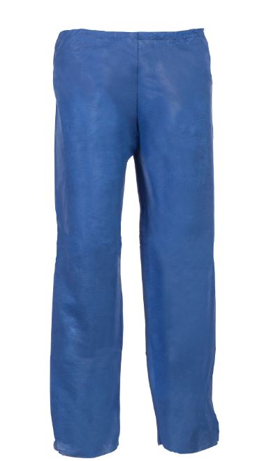 Tronex Company Unisex Disposable Scrub Pants - Disposable SMS Scrub Pants, Blue, Size M - SMS330-20