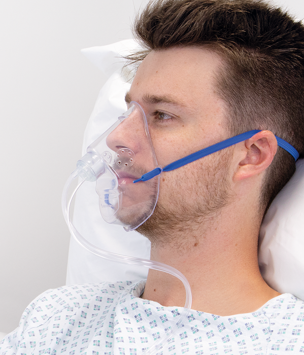 Flexicare Dual Capnography Cannulas and Masks Flyer - Dual Guard Cannula, Adult, Male Luer Lock, 10' - 032-10-855U