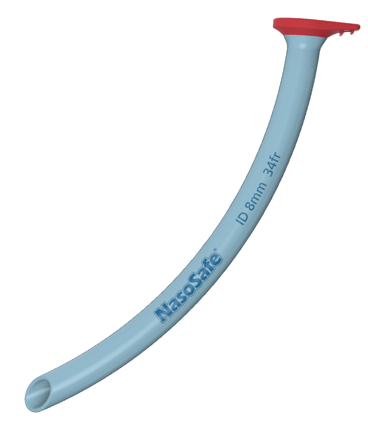 Flexicare Nasal Pharyn Id Nasopharyngeal Airways - Nasopharyngeal Airway, 4.5 mm Inner Dia., 22 Fr, Clear - 038-95-045CU