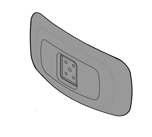 Midmark 270 Series Stool - Backrest Cover for Stool - 053-1698-00-312