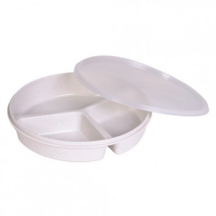Patterson Medical Partitioned Scoop Dish with Lid