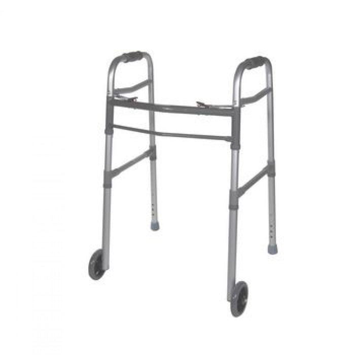 Patterson Medical Drive Economy Two-Button Folding Walker