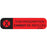 Label Paper Permanent Prescription Cant 1 9/16" X 3/8" Red 500 Per Roll, 2 Rolls Per Box