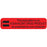 Label Paper Permanent This Prescription Is 1 9/16" X 3/8" Red 500 Per Roll, 2 Rolls Per Box