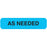 Label Paper Permanent As Needed 1 9/16" X 3/8" Blue 500 Per Roll, 2 Rolls Per Box