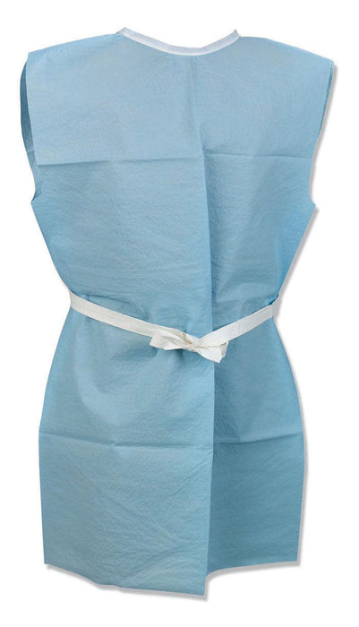 TIDI Ultimate Gowns - Tidi Patient Gowns, Exam, Blue, Ultimate, 2 Ply, 30" x 42" - 980838