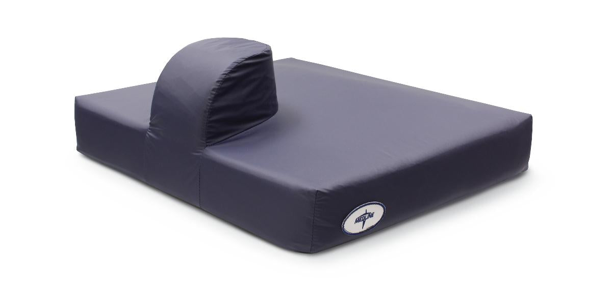Wedge Pommel Wheelchair Cushion Gel-Foam Non Slip Position