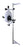 CanDo Magneciser Pedal with Height Adjustable Wall Mount Bracket